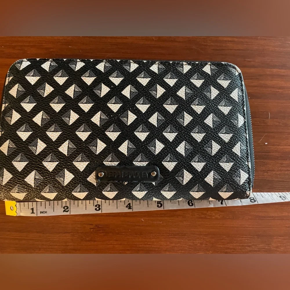 Vera Bradley Wallet Black White